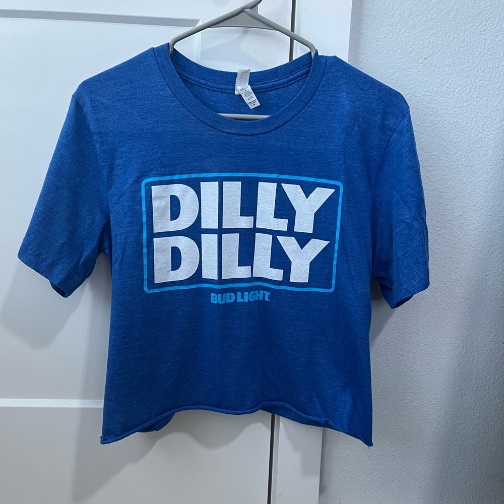 Budlight Beer Cropped Tee